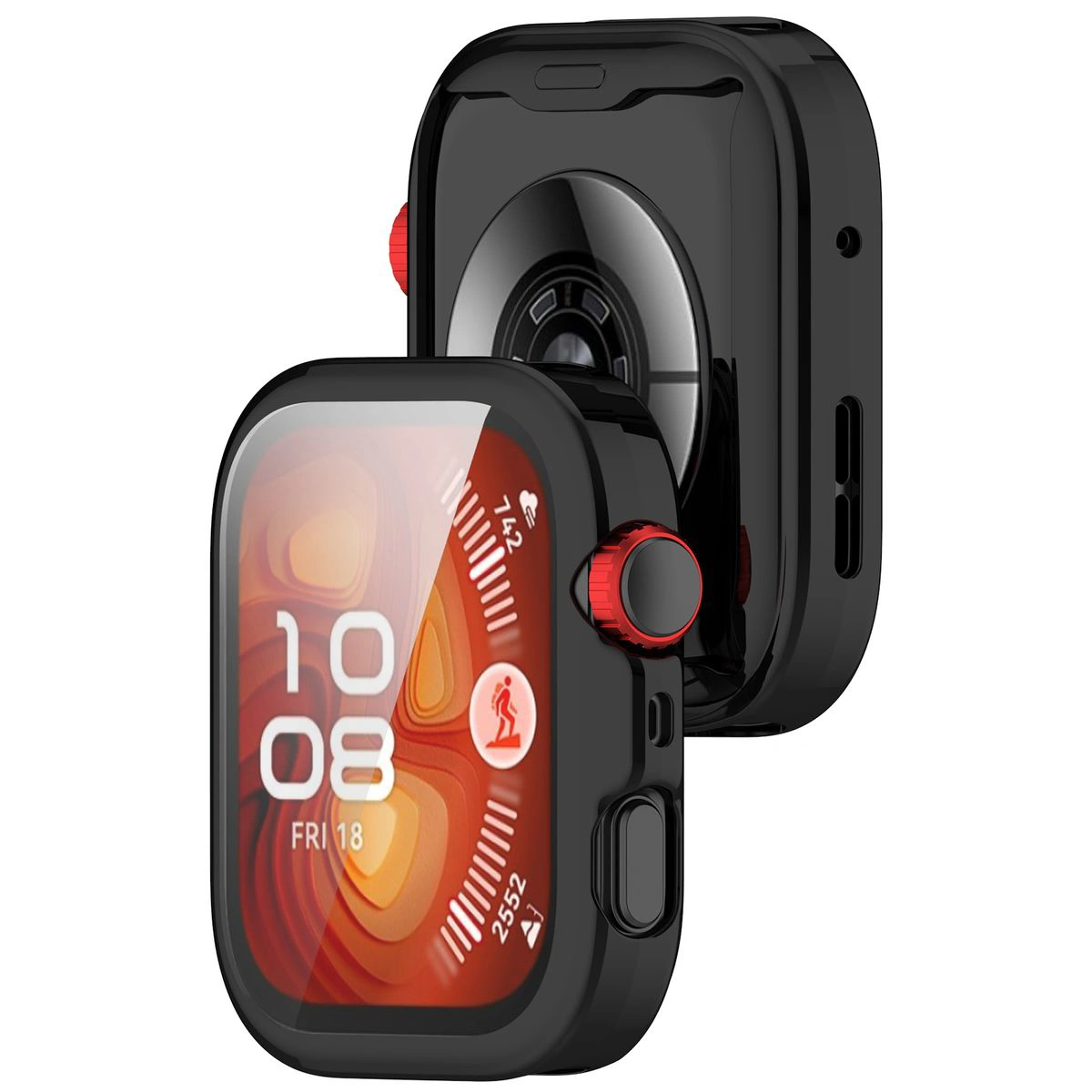 Front oraz przód etui Bizon Case Watch Felipe dla Huawei Watch Fit 4 Pro